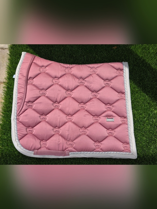 ps sweden Other - Ps Of Sweden Quilted Rose Pink Saddle Pad - Soft Dressage/ Full Euc